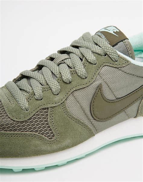 nike turnschuh khaki damen